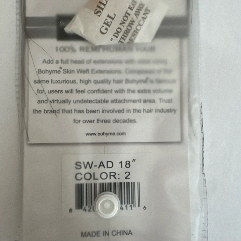 BOHYME Premium Select Adhesive Skin Extensions 100% Remi Human Hair  18